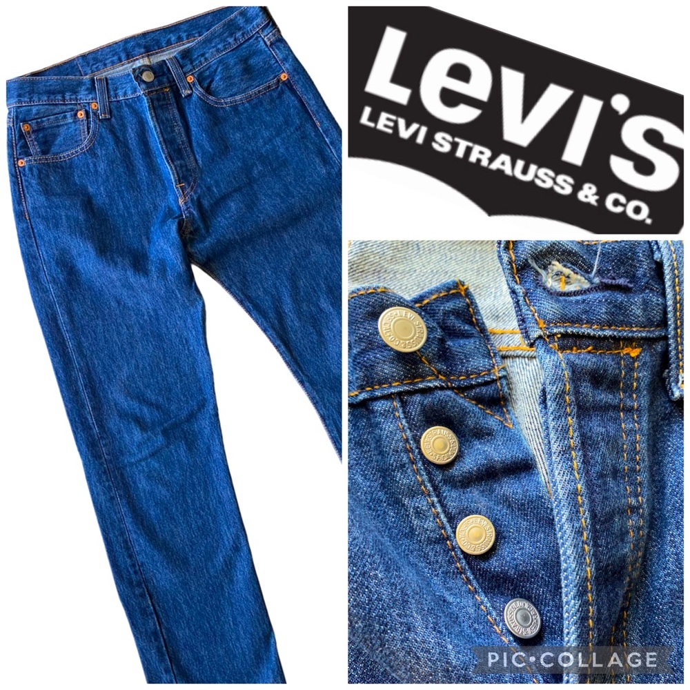 LEVI’S Men’s 501 Button Fly Jeans